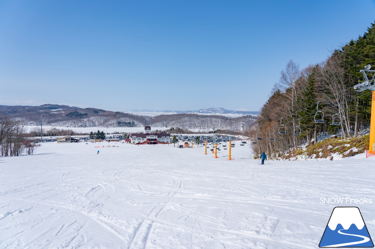 カムイスキーリンクス｜遂にやってきたポカポカ陽気！春雪コンディションのゲレンデに華麗なシュプールを描きましょう(^^)/